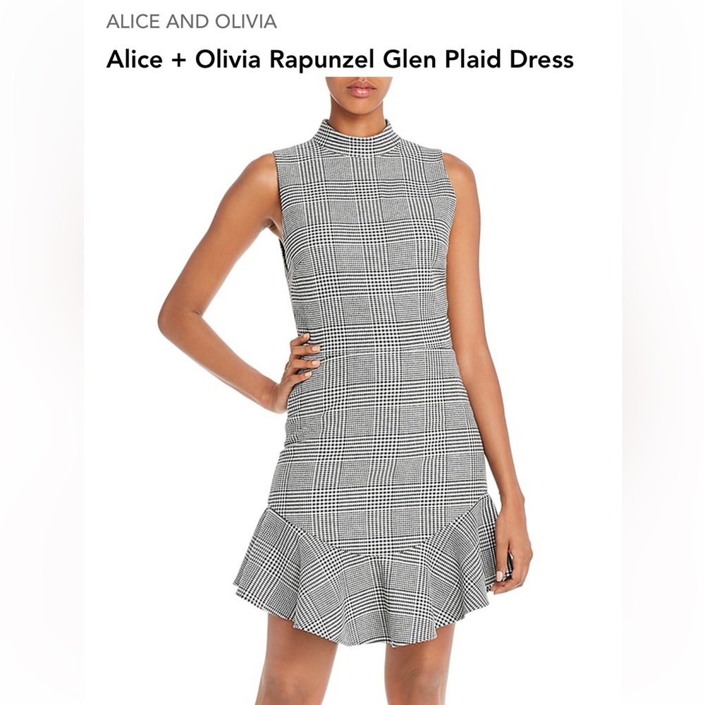 Alice & Olivia Rapunzel Glen Plaid Dress